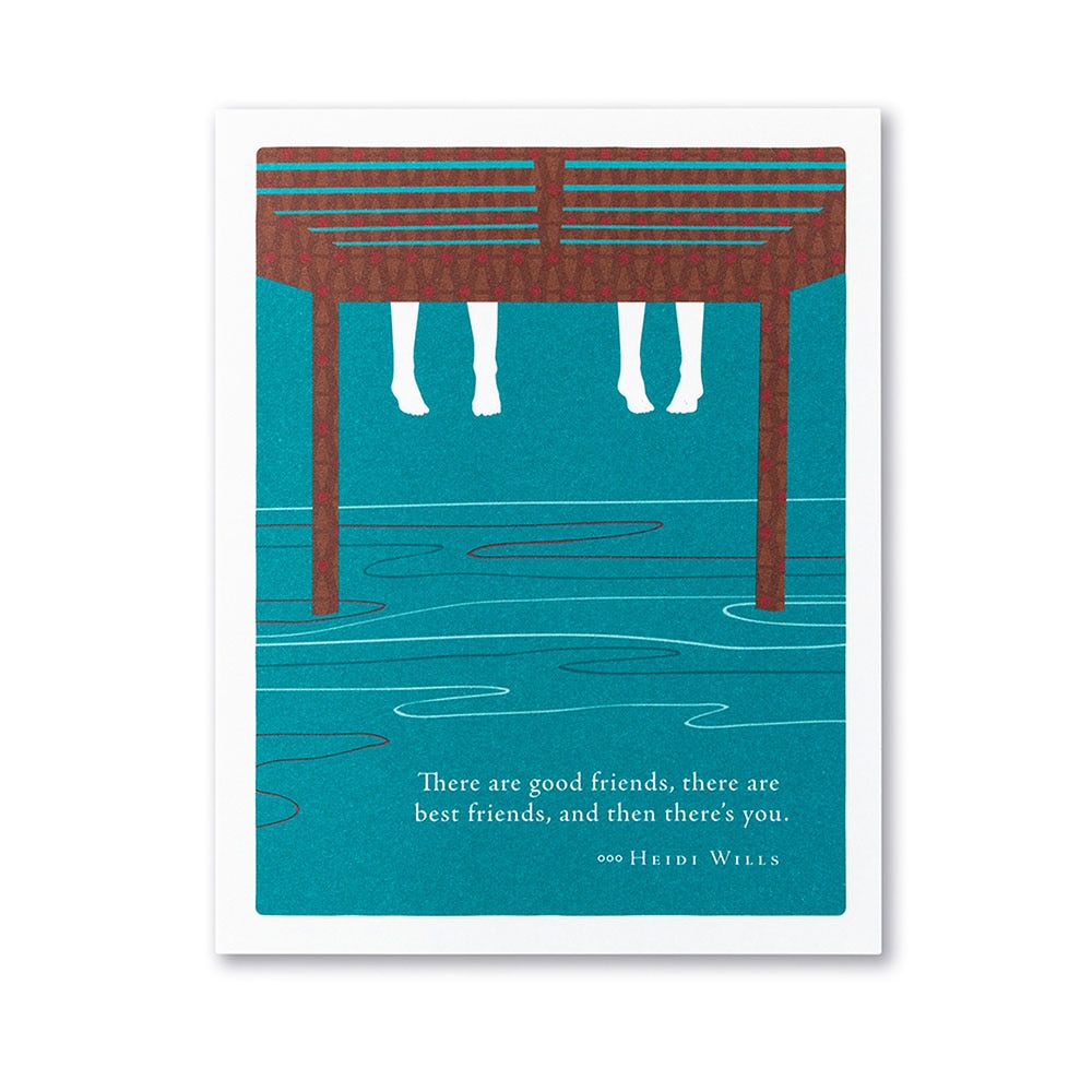 Positively Green, Greeting Card - Friendship, Gifts, Positively Green, There Are Good Friends, 90948